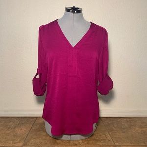 Express Magenta Blouse